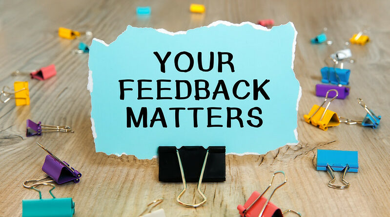 Your feedback matters survey consultation