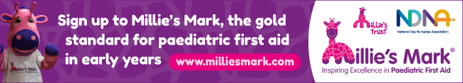Millie's Mark leaderboard advert