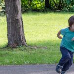 PANCo child running in park