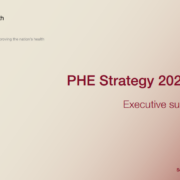 Public Health England Strategy 2020-2025