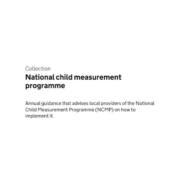 Collection: National child measurement programme