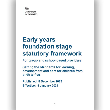 Early Years Foundation Stage (EYFS) Statutory Framework 2024