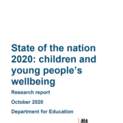 State of the Nation: Children and Young People’s Wellbeing