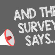 An image saying 'And the survey says'