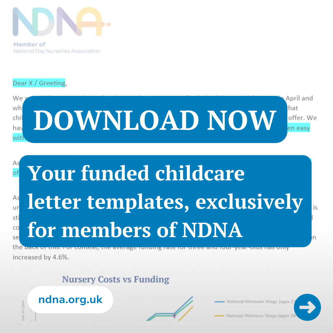 Downloads: Childcare funding letter templates to parents and MPs