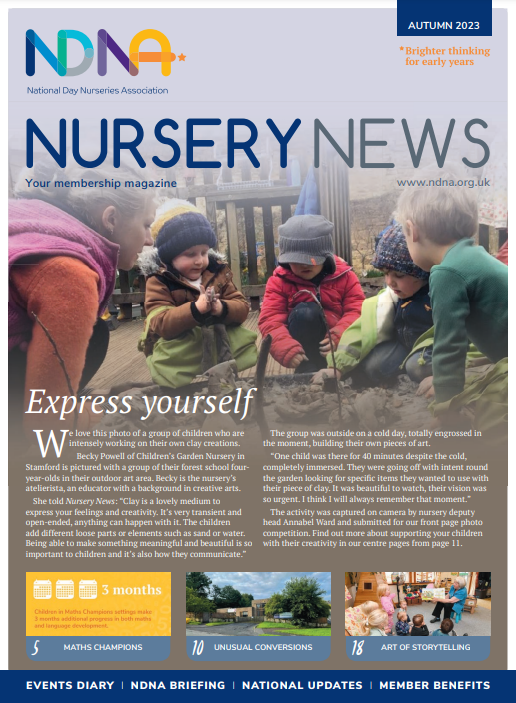 Nursery News magazine autumn 2023 cover