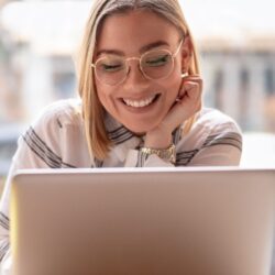 Woman on laptop