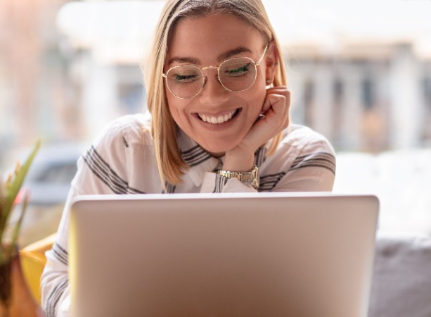 Woman on laptop