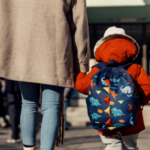 Child walking to nursery
