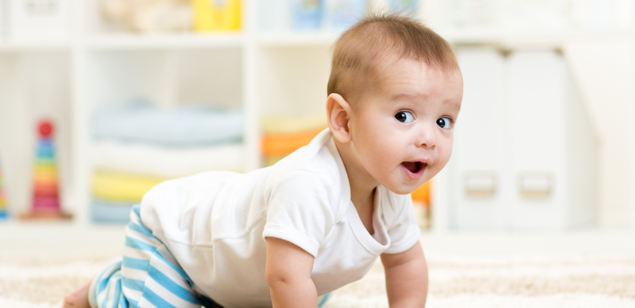 Best baby beginnings - Supporting babies in nurseries - baby crawling