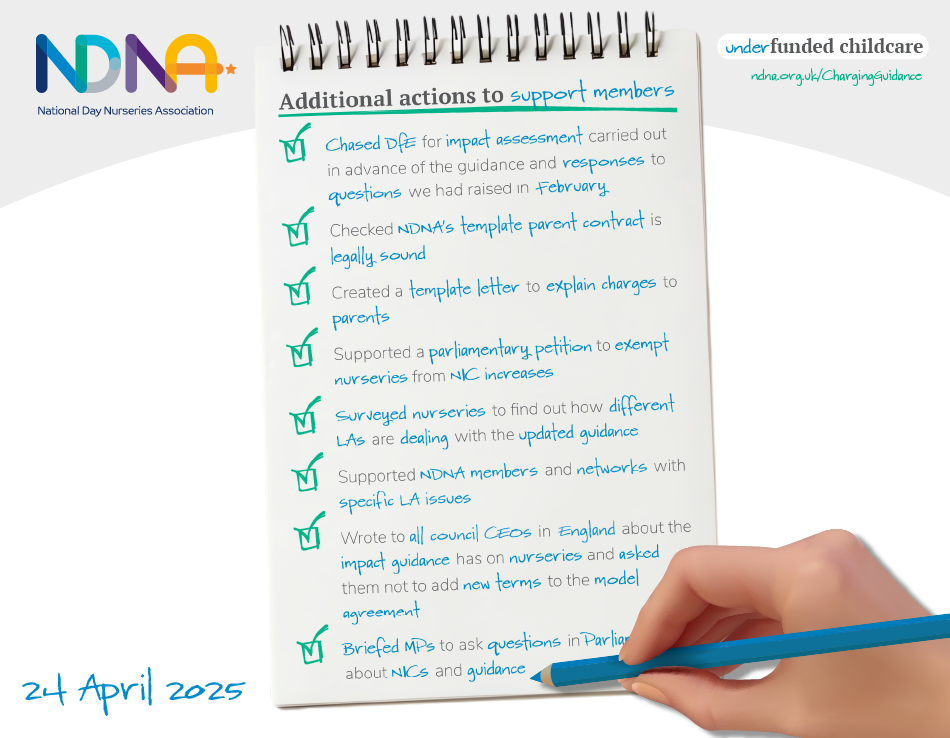 How has NDNA supported you?