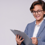 Nursery inspections - child with clipboard