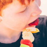 Fruit kebabs