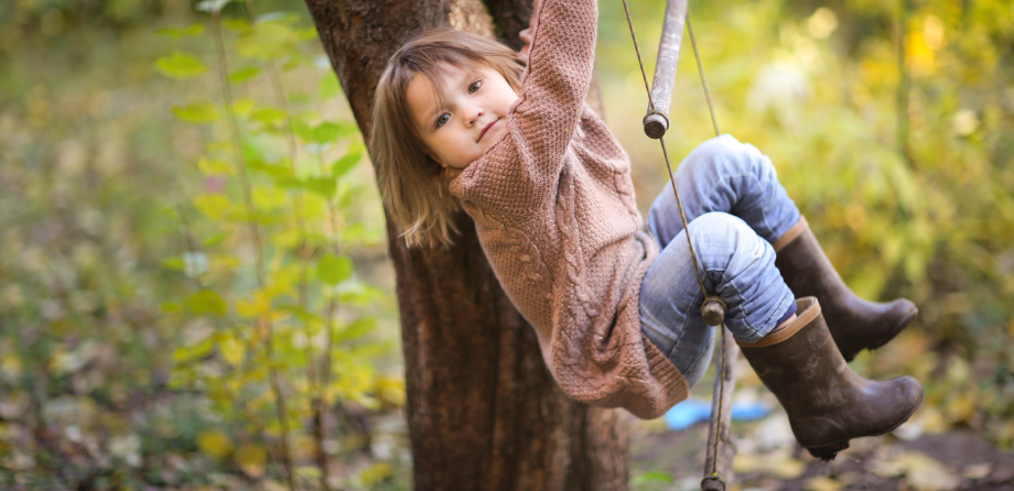 Developing gross motor skills outside