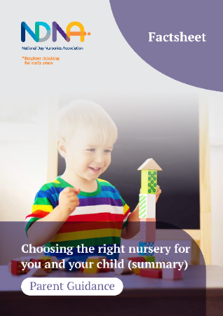 Choosing the right nursery - Parent factsheet