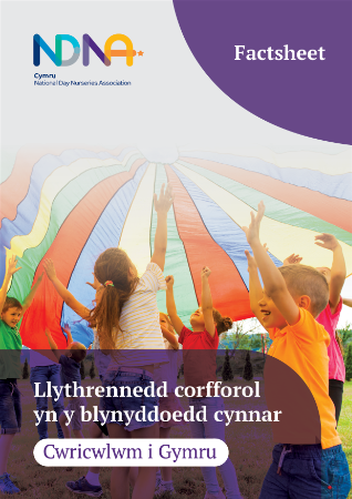 Physical literacy in the early years - Curriculum for Wales Welsh language Factsheet