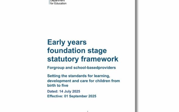 EYFS update from 1 September 2025!