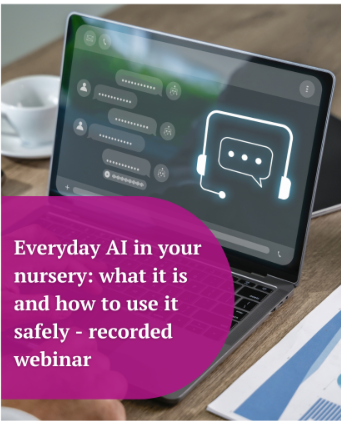 Everyday AI in your nursery: what it is and how to use it safely